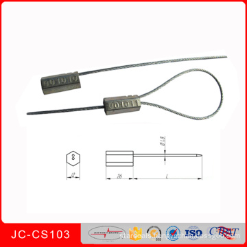 Jccs-103 10PCS ABS, Metal Alloys Stainless Steel Tightening Wire Seals Plastic Container Seal Lock Cable Tightener Ties Ship Seal